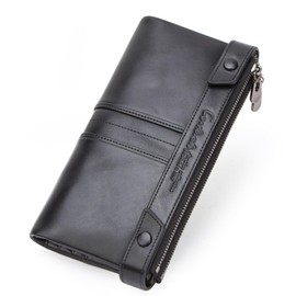 Gofelt Long Wallet, Men's, Women's, Popular, Bifold Wallet, Prevents Skimming, Coin Purse, Thin, Lightweight, Large Capacity, Card Storage, First-class Wallet, Made by Craftsmen, Business, Stylish,