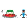 BRIO World 33476 - Turntable & Figure | 2 Piece