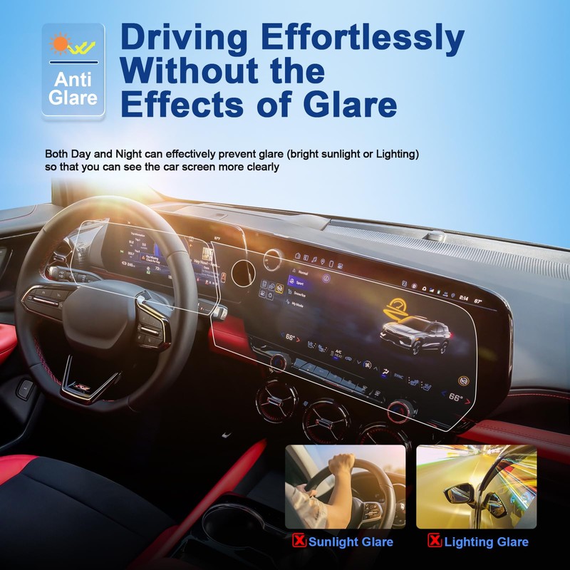 Coleya Anti-Glare Matte Screen Protector for 2024 2025 Chevy Blazer