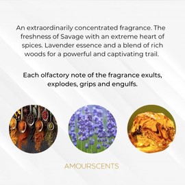 Sauvage Elixir Hair + Beard Oil - Inspired Grooming Formula for Conditioning, Hydrating, Moisturising, Fresh & Healthy Soft Beard, 100% Alcohol & Vegan Free - Wild One Elixir (30ml)