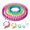 Readaeer Round Knitting Loom Kit with Hook Yarn Needle &