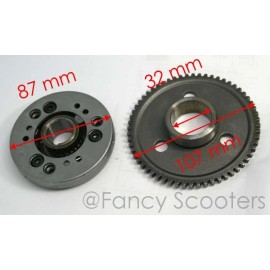 FANCY SCOOTERS American Landmaster UTV150, Yardsport YS200, Starter Clutch With Gear