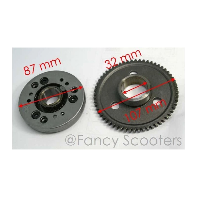 FANCY SCOOTERS American Landmaster UTV150, Yardsport YS200, Starter Clutch With
