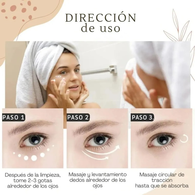 Crema Hidratante Ojos Universo en Linea con Ácido Hialurónico Reduce