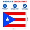Puerto Rican Flag Vinyl Flag Stickers, Car Decals, Waterproof Indoor