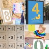 10 Pieces 0 to 9 Large Number Stencils Set, Reusable