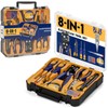 haisstronica 8 IN 1 Self-Adjusting Wire Stripper Household Tool Kit,
