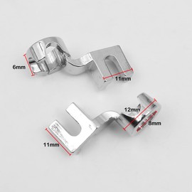 Hsthe Sea 2 Pieces Quilting Ruler Foot Press Ruler Foot Low Shank Hands Free Darning Foot 1/4 Inch Hands Free Quilting Embroidery Compatible with Most Low Shank Sewing Machines