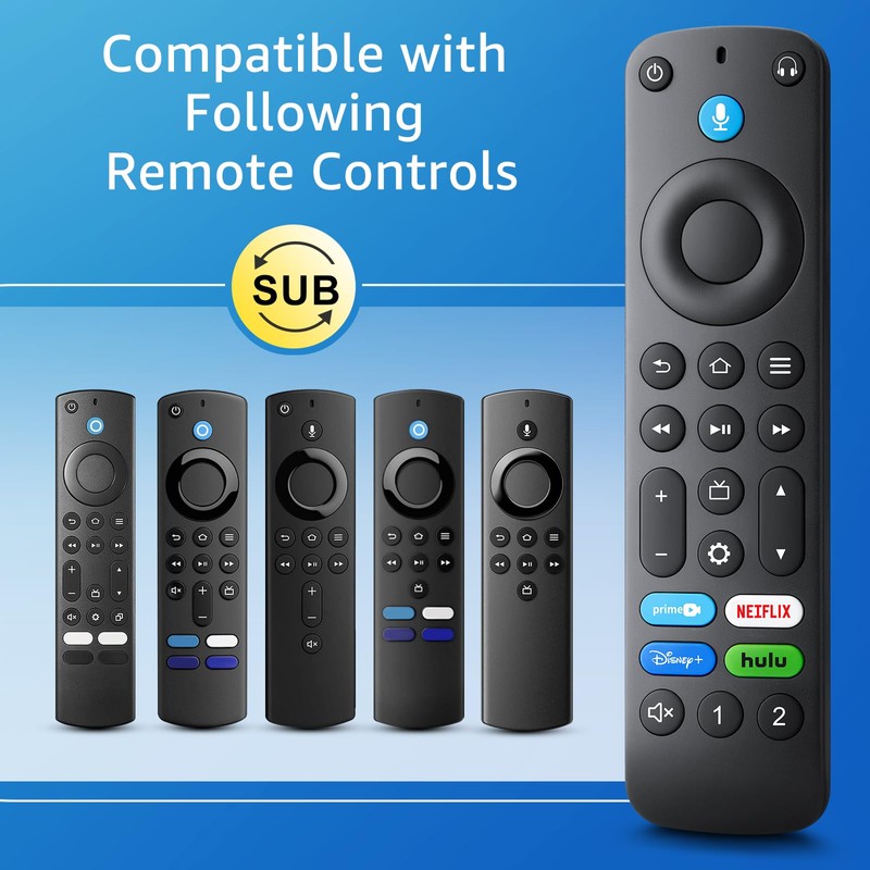 for Fire-Stick-Remote-Replacement,Voice TV Remote Control for Insignia Smart TV/Cube Streaming