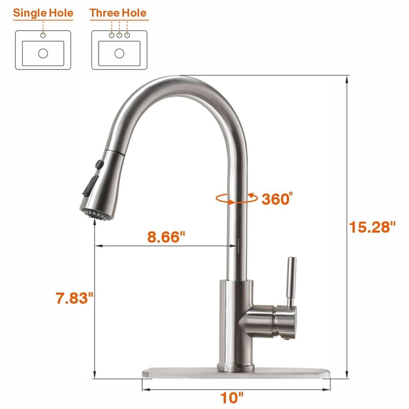 Kitchen Faucet, Kitchen Sink Faucet, Sink Faucet, Pull-Down Kitchen Faucets,