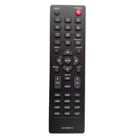 DX-RC02A-12 Replace TV Remote Control fit for Dynex DX-40L130A11 DX-32L151A11 DX-55L150A11 DX-15L150A11 DX-40L150A11 DX-46L150A11 DX-24E150A11 DX-26L100A13 DX-32L220A12 DX-32E250A12 DX-37L200A12
