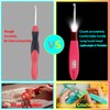 Knitiss Counting Crochet Hook Set Digital Crochet Hooks Set, Light