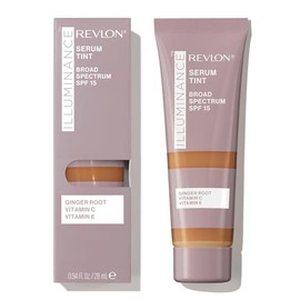 Revlon Illuminance Tinted Serum, Triple Hyaluronic Acid Serum, Balances Skin Tone, Brightens with Moisture All Day Long, SPF 15, 417 Warm Caramel, 1 Ounce