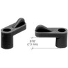 CRL Black 5/16" Plastic Window Screen Clips - Bulk Pack