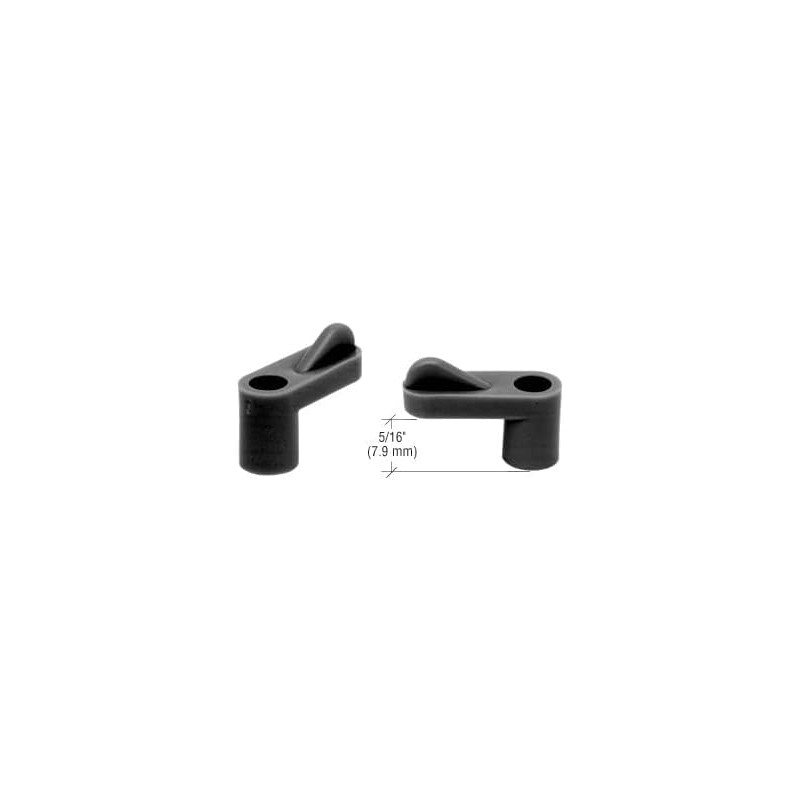 CRL Black 5/16" Plastic Window Screen Clips - Bulk Pack