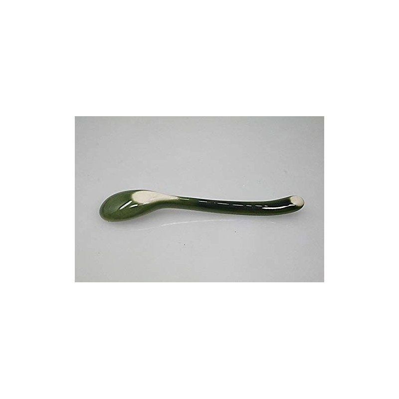 Ceramic Stirrers Spoons Olive Green Set of 5