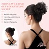 Hairro Human Hair Messy Bun, 100% Real Ponytail Hair Scrunchies,