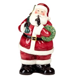 Certified International Santa’s Secret 3-D Festive Cookie Jar – A whimsical Santa-shaped cookie jar that brings instant holiday joy to your kitchen, perfect for storing sweet treats all season long