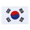 South Korea Flag Small Iron-On or Sew On Iron-On Patch