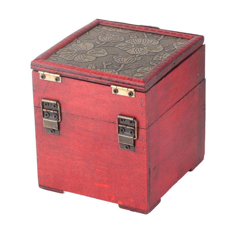 Jewelry Box Antique Wooden Multi‑Layer Drawer Storage Box Organizer with