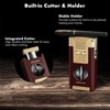 5-in-1 Torch Lighter with Cutter, Punch, Holder, Draw Enhancer Tool