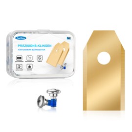 Pack of 36 Replacement Blades Compatible with All Navimow Series i105E, i110E, H1500E, H3000E-VF, X315E, X390E Robotic Lawnmower Blades, Screws with Thread Lock