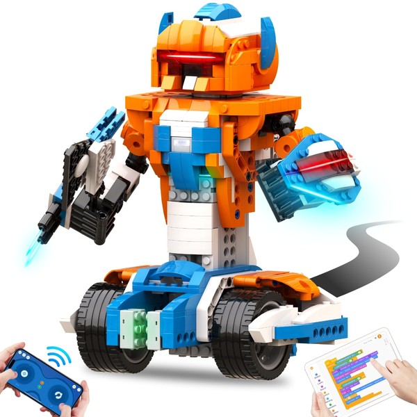 Apitor Robot X, STEM Robot Toys for Kids 8-12, 12-in-1