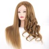 Training dummy head 60% Real Hair Professional Cosmetology Mannequin Manikin