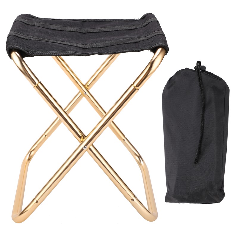 Outdoor Lightweight Aluminium Alloy Folding Stool Portable Mini Fishing Camping