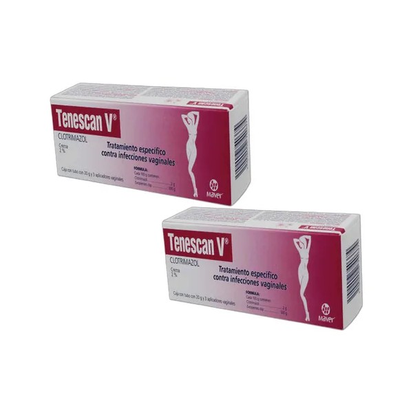 Tenescan-v Crema 2% Tubo 20g Y 3 Aplicadores