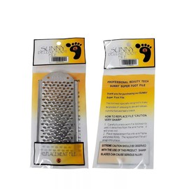 Sunny Deluxe Metal Pedicure Foot File Callus Replacement Blade x 3pcs