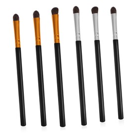 WOONEKY 6pcs Eyeshadow Brush Set Portable Eye Makeup Brushes for Blending under Eye Application for Home Salon Use for Birthdays Mother Day Weddings
