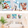 6 Pack Christmas Framed Paint by Numbers for Adults, Easy