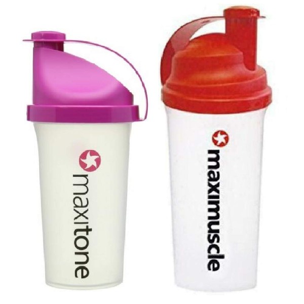 Maximuscle 700 ml Shaker + Maxitone 500 ml Shaker for