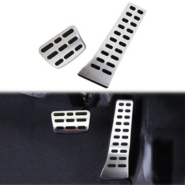 MYMOCCY at Pad Gas Accelerator Brake Fuel Foot Pedal Cover Cap Compatible for Kia Sportage Cadenza Sorento K5 Carnival Telluride, for Hyundai Santa Fe Sonata Tucson Palisade Genesis G70 Accessories