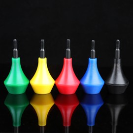 ZSHJGJR Archery Arrow Heads Safety Arrow Tips Nylon Blunt Arrowhead Screw in Broadheads Arrow Point for Hunting Game Practice 16/12pcs (6, Blue)