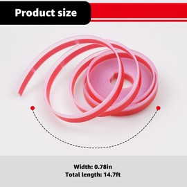 Aomitop 495209 Splinter Guard Strip Compatible with festool FS-SP 5000 for festool Track Saw Guide Rail 6.5FT Long 0.85in Width 0.0625in Thickness Tape Strip