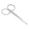Tijeras de Vello Facial Redondeado, 100% Acero Inoxidable, Tijeras Profesionales