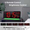 XREXS 16.5" Digital Clock Large Display with Remote Control 7