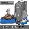 ZOMAKE 40L Foldable Backpack Lightweight Rucksack,Packable Small Backpacks Water Resistant