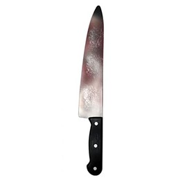 Fun World Ghostface 15-Inch Bloody Butcher Knife, Standard