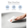 Wipe-Clean Baby Changing Pad, Waterproof Durable PU Pad, Soft &