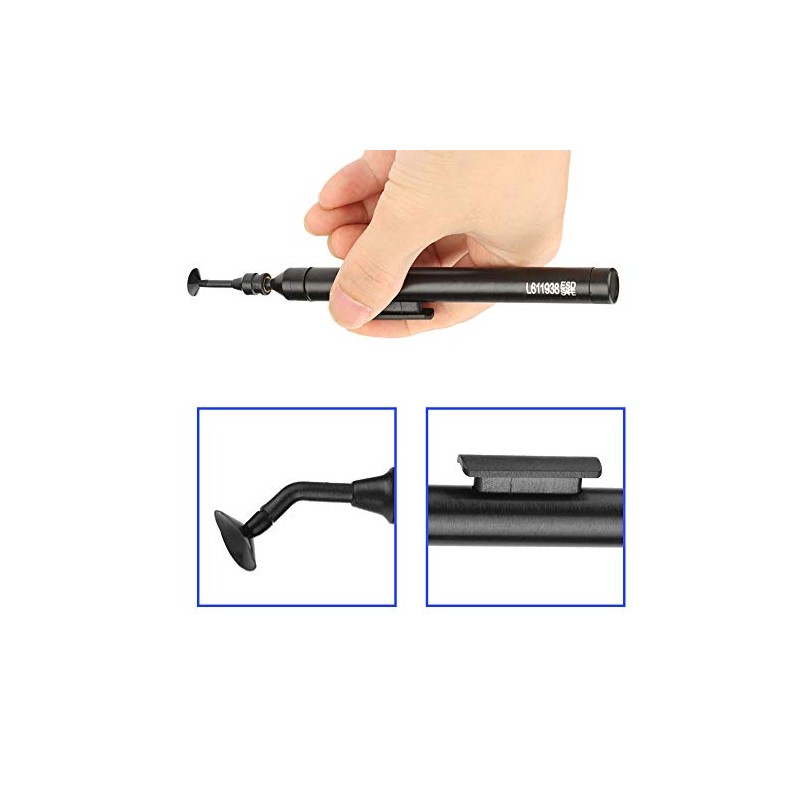 Vacuum Suction Pen, Metal + Plastic Manual Vacuum Suction Pen