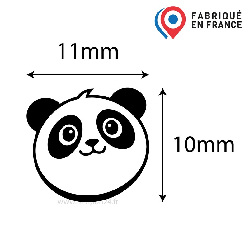 Panda Stamp Too Cute | 11 mm | Ink Pad