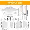 SZJYG Cake Decorating Kit Tools, Rotating Cake Turntable, Scrapers, Spatula,