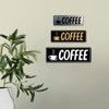 Signs ByLITA Standard Coffee Sign (Brushed Gold) - Large