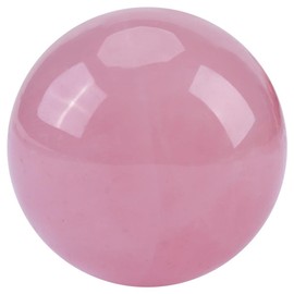 ZJchao Piedra de curación de Bola de Cristal de Esfera de Cuarzo Rosa Rosa para decoración del hogar de Masaje