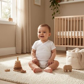 BABIDU Body per Neonato Incrociato a Maniche Corte al 100% in bambù, Body per Neonato e Prematuro, Tessuto ipoallergenico Morbido e Traspirante, Abbigliamento Unisex per Neonato e Bambina