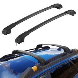 HmmtyRack Car Roof Rack Cross Bars Compatible with Subaru Forester Wilderness 2022-2024 with Lock, Aluminum Cross Bar for Rooftop Cargo Carrier Luggage Kayak Canoe Snowboard