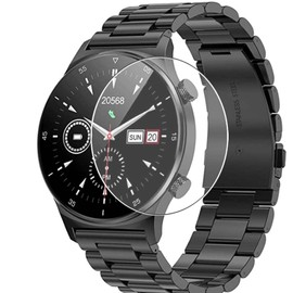 Puccy 3 Pack Tempered Glass Screen Protector Film, compatible with LIGE NK09 1.32inch Smart Watch smart watch Protectors Guard, Transparent